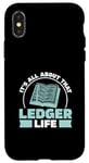 Coque pour iPhone X/XS All About That Ledger Life Bank Examination A Bank Examination