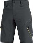 Gore Bike Wear Men's Knee-Length Gore Selected Fabrics E Series Cycling Shorts - Black, Large