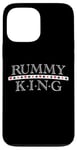 Coque pour iPhone 13 Pro Max Lecteur de cartes Rummy King Gin Rummy Graphic