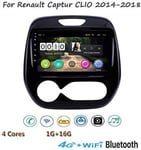 QXHELI Navigation GPS pour Renault Clio Captur 2014-2018 Android Navigation GPS GPS De Navigation Automobile 9 « Écran Tactile Stéréo TV Miroir Dab Lien Bluetooth Appels Mains Libres