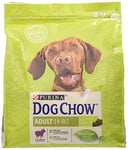 Dog Chow Purina Aliments pour Chien Adulte avec Agneau 4 Sacs de 2,5 kg