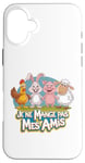 Coque pour iPhone 16 Plus cadeau Vegan Je Ne Mange Pas Mes Amis Ami Des Animaux