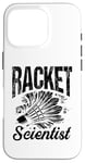 Coque pour iPhone 16 Pro Raquette de volant de badminton Coach