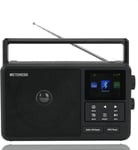 Retekess TR640 Radio Internet, Digital DAB Radio Bärbar, Digital FM Radio, Trådlös Anslutning, Extern Antenn, Familjeaktiviteter