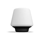 Philips Hue White Amb. Wellness LED Table Lamp with Dimmer Switch, Black, Dimmable, All Shades of White, Controllable via App, Compatible with Amazon Alexa (Echo, Echo Dot) [Energy Class A]