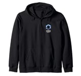 Cities Skylines II Game Logo City Builder White Zip Hoodie