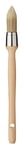 ProDec PBSA002 18mm Trade Professional Pointed Synthetic Sash Brush Ideal for Painting of Sash Windows, Architraves and Other Curved, Moulded or Profiled Surfaces with Gloss and Satin Paints, Beige