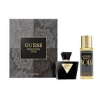 GUESS Seductive Noir Coffret Cadeau pour Femme – Eau de Toilette 75ml, Brume pour le Corps 125ml – Parfum Floral et Sensuel, Longue Durée