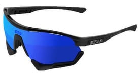 Lunettes scicon aerotech xxl noir brillant   bleu miroir