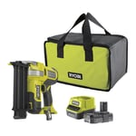 Ryobi Dyckertpistol 18V, ONE+ R18GN18-120S, inkl. 2Ah batteri & laddare