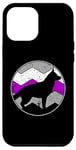 Coque pour iPhone 12 Pro Max Drapeau asexué LGBT vintage LGBTQ Ace Asexuality Gay Pride