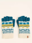 Brakeburn Fair Isle Fingerless Gloves, Multi