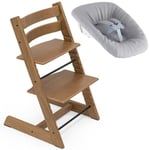 Stokke Tripp Trapp® chair - Oak brown + newborn set