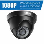 ZOSI 1080p TVI Caméra dôme Surveillance Extérieur CCTV 24Leds IR Vision Nocturne