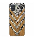 Coque Galaxy S20 PLUS effet bois leopard camouflage transparente