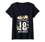 Nickelodeon SpongeBob SquarePants Sandy Cheeks 18th Birthday T-Shirt avec Col en V