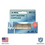 Mouldable Soft silicone Earplugs. Ear Plugs for Sleep & swimming 6 pairs