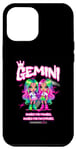 Coque pour iPhone 12 Pro Max Gemini Dollz Brat Y2K Rétro Esthétique Grunge E-Girl Produit