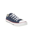 Converse Childrens Unisex All Star Ox Trainers - Blue Canvas - Size UK 2 Infant