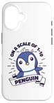 Coque pour iPhone 16 On A Scale Of 1 To 10 Oiseau de mer Pingouin Roi Pingouin