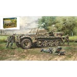 SD.KFZ.10 DEMAG D7 WITH GERMAN PARATROOPERS KIT 1:35 Italeri Kit Mezzi Militari