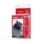 Canon CLI-526 C/M/Y Multi pack - Pack de 3 - jaune, cyan, magenta - originale - réservoir d'encre - pour PIXMA iP4950, iX6550, MG5250, MG5350, MG6150, MG6250, MG8150, MG8250, MX715, MX885, MX895