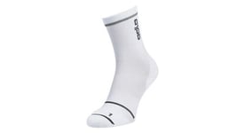 Chaussettes odlo micro crew ceramicool reflective blanc