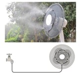 Lie Ventilateur de brumisation d'extérieur Refroidisseur d'eau Refroidisseur de terrasse Brumisateur de jardin 40,6 cm