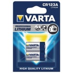 Varta VARTA Lithium Batteri CR123A - 2 Pk