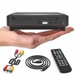 Ceihoit DVD Player HDMI for TV, Mini 1080P HD DVD CD/Disc Player with HDMI/AV