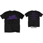 Black Sabbath Unisex T-Shirt: Masters of Reality Album (Back Print) (Large)