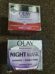 2 x OLAY REGENERIST OVERNIGHT MIRACLE FIRMING MASK (NIGHT) - 50ML