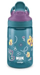 NUK By Contigo Easy Sip Cup Gourde pour enfants (à partir de 4 ans) Anti-fuite Fabriquée en Tritan résistant Sans BPA Passe au lave-vaisselle 420 ml Naturel