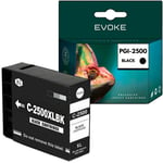 Canon tulostimen mustekasetti PGI2500 musta , 2500 sivua , PGI 2500 , yhteensopiva MAXIFY MB5050 MB5150 MB5350 MB5350 MB5450 iB4050 kanssa.