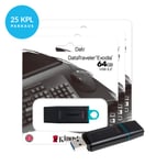 Kingston DataTraveler Exodia 64GB USB3.2 muistitikut 25 -pack