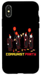 Coque pour iPhone X/XS T-shirt du parti communiste drôle dicton sarcastique politique