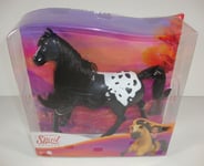 DREAMWORKS SPIRIT UNTAMED BLACK PINTO HORSE FIGURE NEW