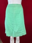 BNWT FRENCH CONNECTION Green Apple Skirt. 100% Ramie. Size UK 10