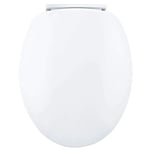 Wirquin 20718118 Abattant WC avec frein de chute Chut déclipsable, blanc