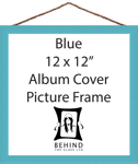 Hanging Handmade Blue Picture/Photo Frame - 12x12" - Album Cover by Behind Th...