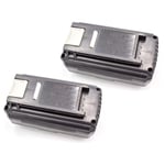 2x Batterie compatible avec Ryobi 625 cfm, R40402, RBC36X20B, 500 cfm, 40V vac attack Leaf Mulcher outil électrique (5000 mAh, Li-ion, 36 v) - Vhbw