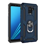 Samsung Galaxy A8 Plus 2018      Military Armour Case    Navy