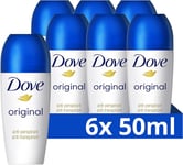 Dove Advanced Care Original Anti-perspirant Deodorant Triple Moisturising 6x50ml