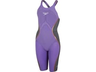 Speedo Damski Strój Pływacki Speedo Lzr Intent Opbk Kskn Af Miami Lilac/Usa Charcoal/Rose Gold Rozmiar 26