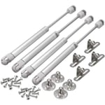 Gas Strut, 4PCS 100N Hydraulic Cabinet Struts Spring Gas Struts Pneumatic Arm for Lifting Door Cabinet Kitchen Furniture