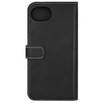 Essentials iPhone 16e Leather Mag wallet, detachable, magnet, blk