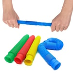 4-Pack - Pop Tube och 1st Pop It Fidget Toys - Leksak