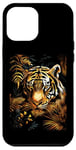 iPhone 13 Pro Max Tiger Gold Jungle Setting Jungle art Wildlife Case