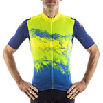 CASTELLI Poudre Jersey T-Shirt Homme, Jaune Fluo, XS