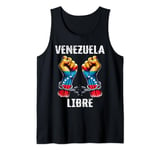 Venezuela Flag Broken Shackles Designs - Venezuela Libre Tank Top